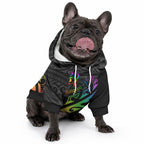 Personalised New Zealand Wellington Pride Pet Hoodie Maori Fern with Pride Flag 2024