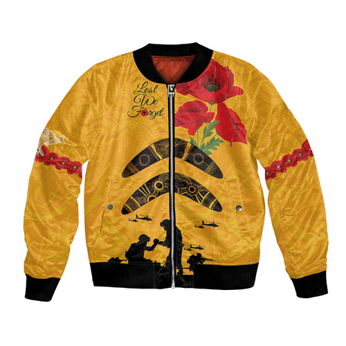 Australia Matildas Soccer ANZAC Custom Bomber Jacket Gallipoli Soldier With Aboriginal Dots Art