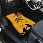 Australia Matildas Soccer ANZAC Custom Car Mats Gallipoli Soldier With Aboriginal Dots Art