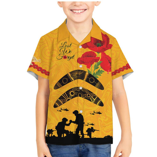 Australia Matildas Soccer ANZAC Custom Family Matching Mermaid Dress and Hawaiian Shirt Gallipoli Soldier With Aboriginal Dots Art