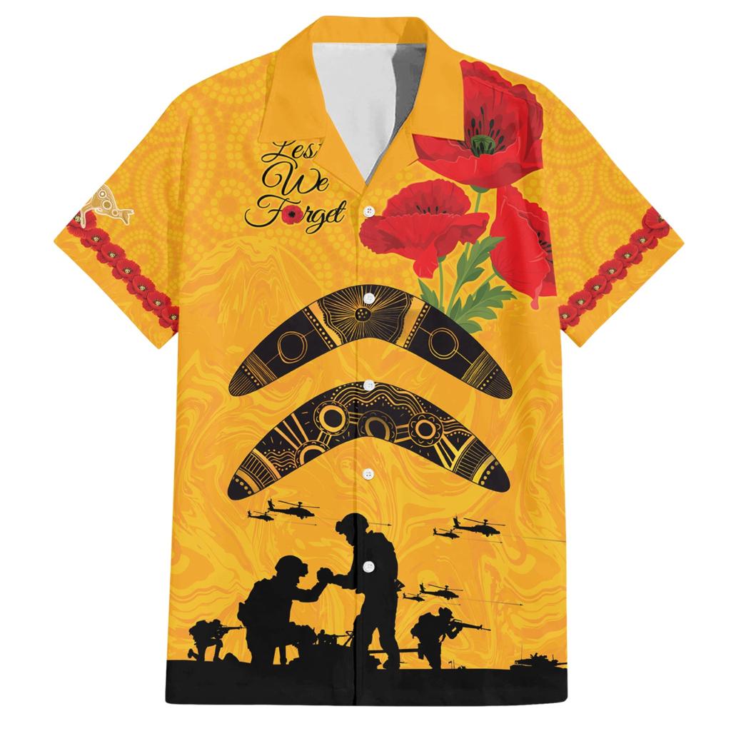 Australia Matildas Soccer ANZAC Custom Family Matching Short Sleeve Bodycon Dress and Hawaiian Shirt Gallipoli Soldier With Aboriginal Dots Art
