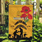 Australia Matildas Soccer ANZAC Custom Garden Flag Gallipoli Soldier With Aboriginal Dots Art