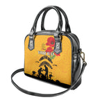 Australia Matildas Soccer ANZAC Custom Shoulder Handbag Gallipoli Soldier With Aboriginal Dots Art