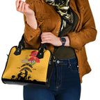 Australia Matildas Soccer ANZAC Custom Shoulder Handbag Gallipoli Soldier With Aboriginal Dots Art