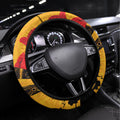 Australia Matildas Soccer ANZAC Custom Steering Wheel Cover Gallipoli Soldier With Aboriginal Dots Art