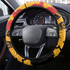 Australia Matildas Soccer ANZAC Custom Steering Wheel Cover Gallipoli Soldier With Aboriginal Dots Art