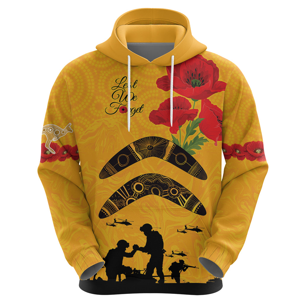Australia Matildas Soccer ANZAC Custom Zip Hoodie Gallipoli Soldier With Aboriginal Dots Art