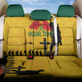 Australia Socceroos Soccer ANZAC Custom Back Car Seat Cover Gallipoli Soldier With Camouflage Art