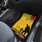 Australia Socceroos Soccer ANZAC Custom Car Mats Gallipoli Soldier With Camouflage Art