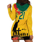 Australia Socceroos Soccer ANZAC Custom Hoodie Dress Gallipoli Soldier With Camouflage Art