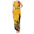 Australia Socceroos Soccer ANZAC Custom Tank Maxi Dress Gallipoli Soldier With Camouflage Art