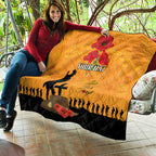 Australia Wallabies Rugby ANZAC Custom Quilt Gallipoli Soldier With Aboriginal Dots Art