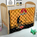 Australia Wallabies Rugby ANZAC Custom Quilt Gallipoli Soldier With Aboriginal Dots Art