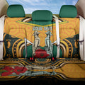 Australia Wallabies Rugby ANZAC Custom Back Car Seat Cover Poppy Soldier With Aboriginal Dots Art