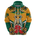 Australia Wallabies Rugby ANZAC Custom Hoodie Poppy Soldier With Aboriginal Dots Art