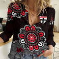 AFL St Kilda Saints 1873 Aboriginal Women Casual Shirt LT9