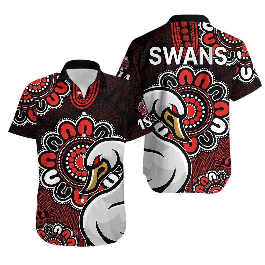 afl-sydney-swans-1874-aboriginal-hawaiian-shirt