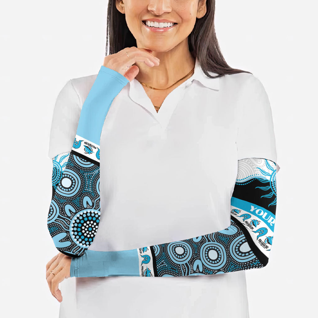 Sharks NAIDOC Week Personalised Arm Sleeves Aboriginal Torres Strait Islanders Vibe