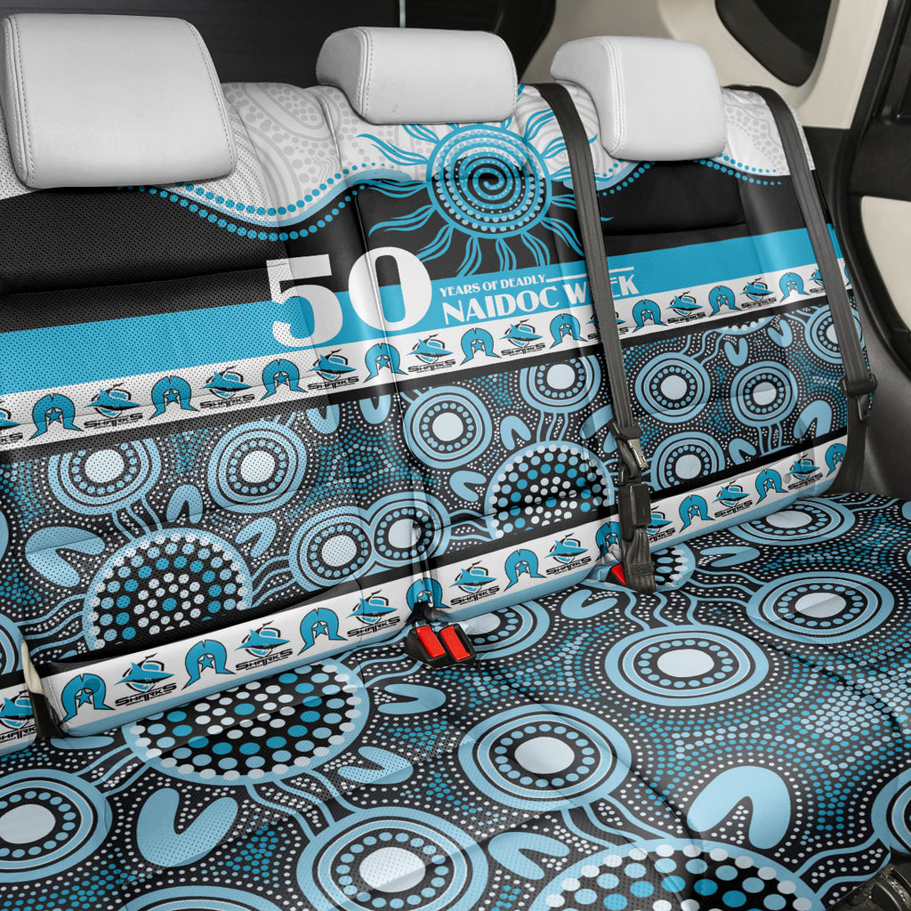 Sharks NAIDOC Week Back Car Seat Cover Aboriginal Torres Strait Islanders Vibe