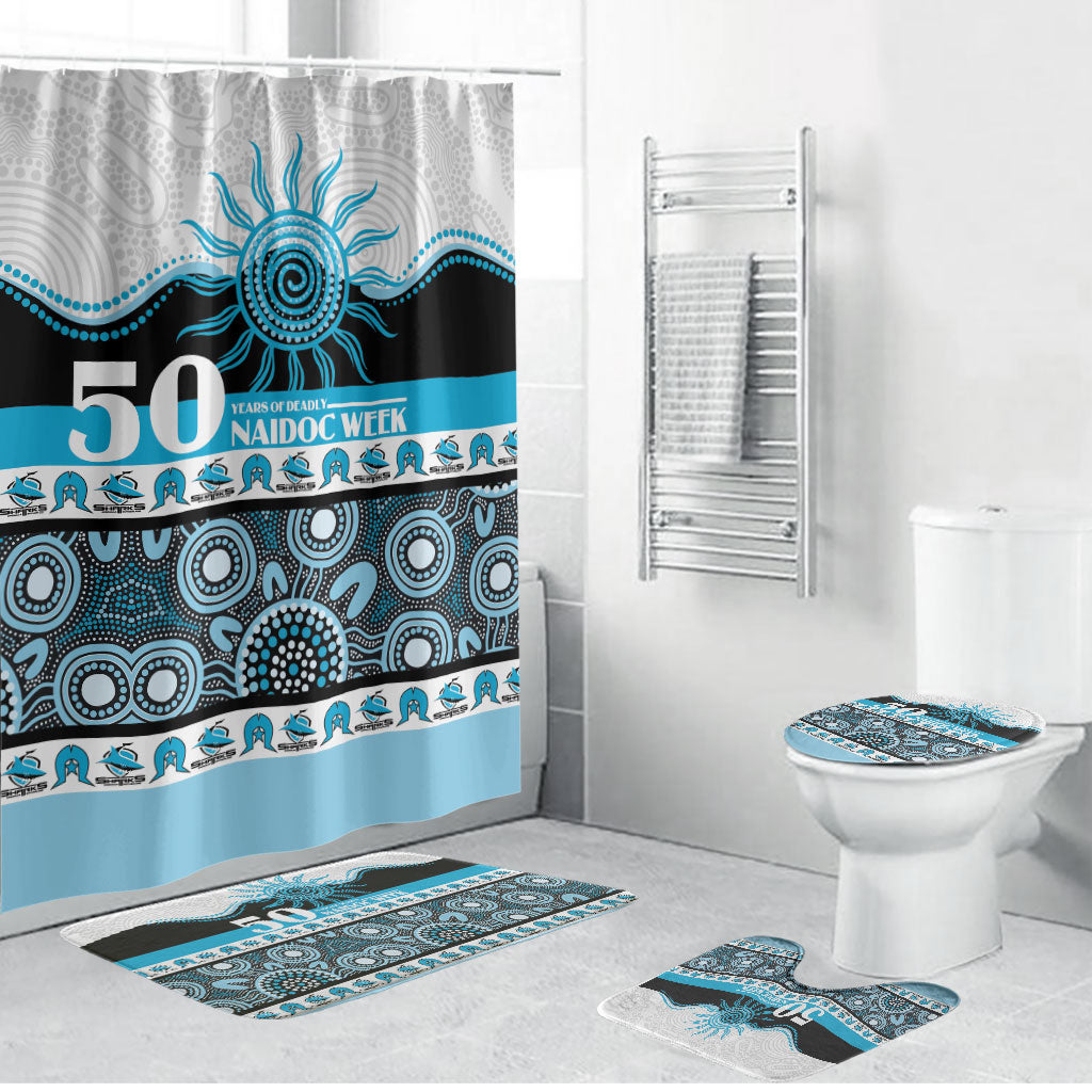Sharks NAIDOC Week Bathroom Set Aboriginal Torres Strait Islanders Vibe