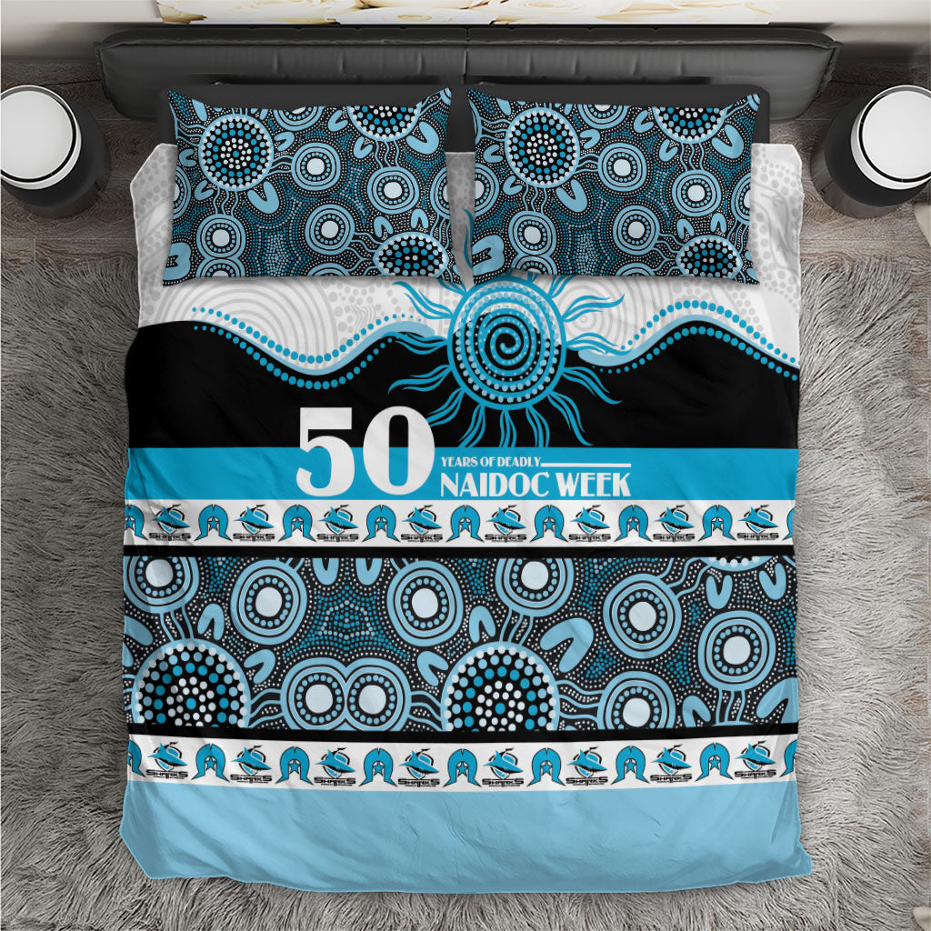 Sharks NAIDOC Week Bedding Set Aboriginal Torres Strait Islanders Vibe
