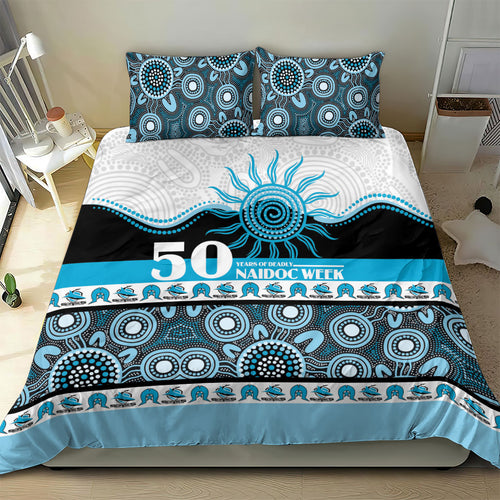 Sharks NAIDOC Week Bedding Set Aboriginal Torres Strait Islanders Vibe