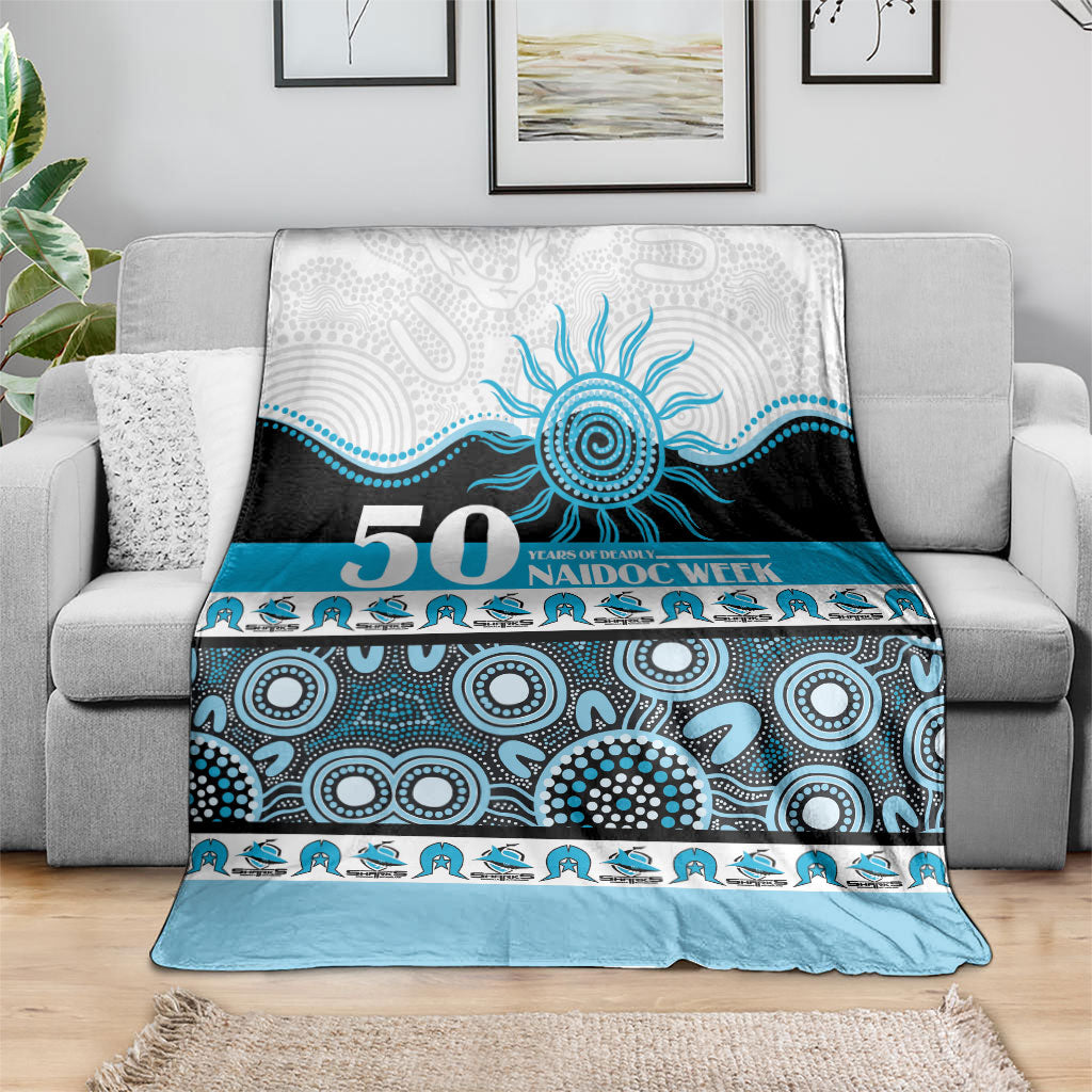 Sharks NAIDOC Week Blanket Aboriginal Torres Strait Islanders Vibe