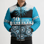 Sharks NAIDOC Week Personalised Bomber Puffer Jacket Aboriginal Torres Strait Islanders Vibe