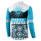 Sharks NAIDOC Week Personalised Button Sweatshirt Aboriginal Torres Strait Islanders Vibe