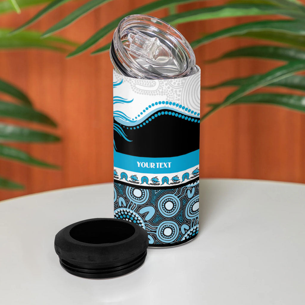 Sharks NAIDOC Week Personalised 4 in 1 Can Cooler Tumbler Aboriginal Torres Strait Islanders Vibe
