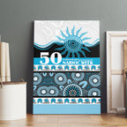 Sharks NAIDOC Week Canvas Wall Art Aboriginal Torres Strait Islanders Vibe