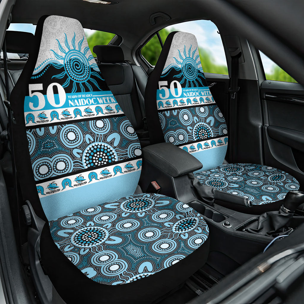 Sharks NAIDOC Week Car Seat Cover Aboriginal Torres Strait Islanders Vibe