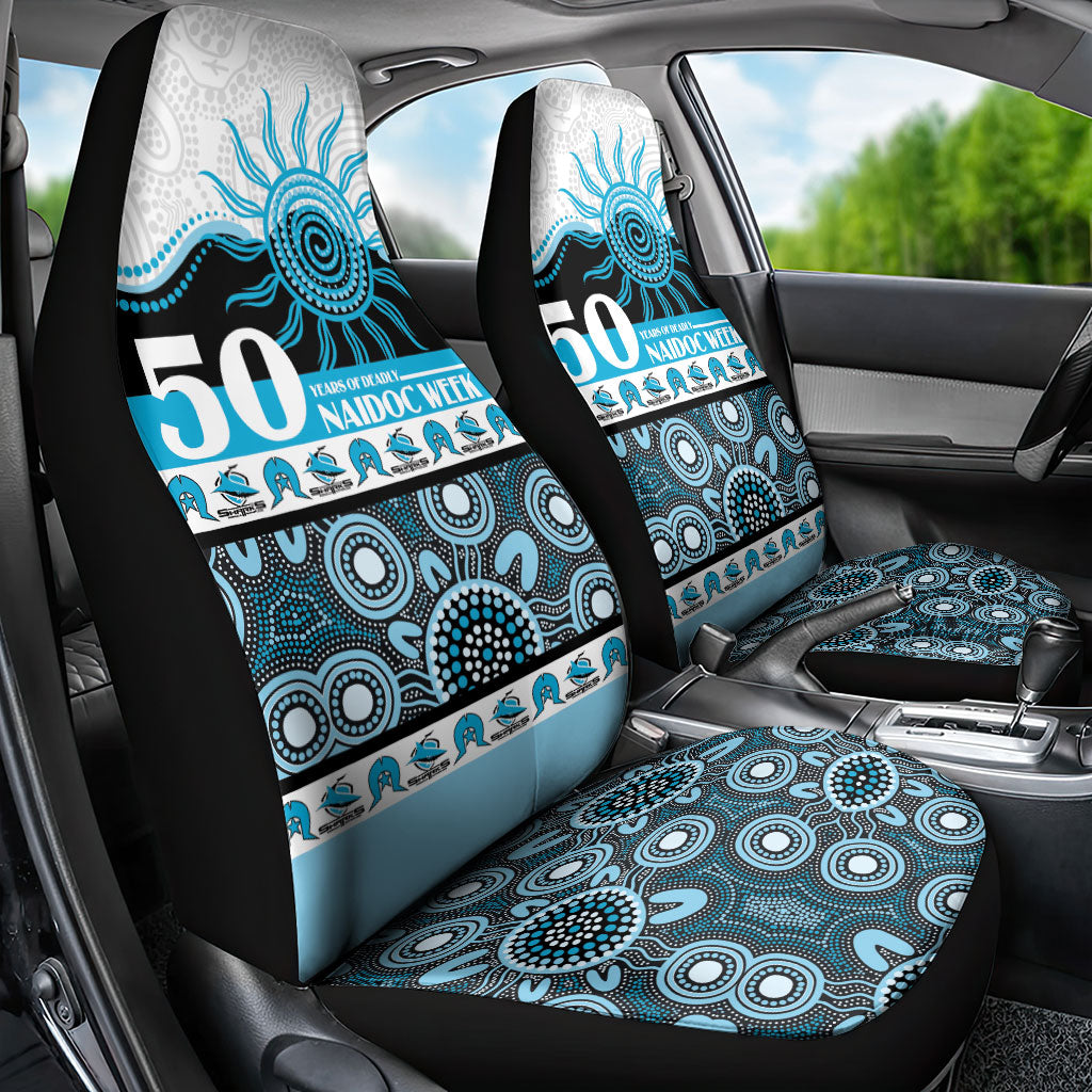 Sharks NAIDOC Week Car Seat Cover Aboriginal Torres Strait Islanders Vibe