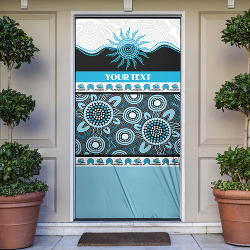 Sharks NAIDOC Week Personalised Door Cover Aboriginal Torres Strait Islanders Vibe