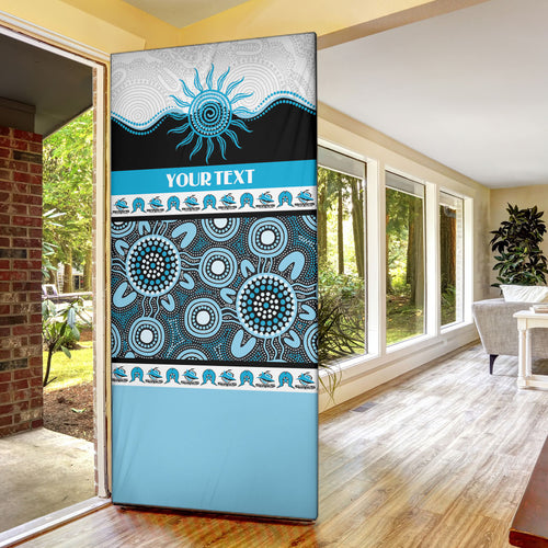 Sharks NAIDOC Week Personalised Door Cover Aboriginal Torres Strait Islanders Vibe