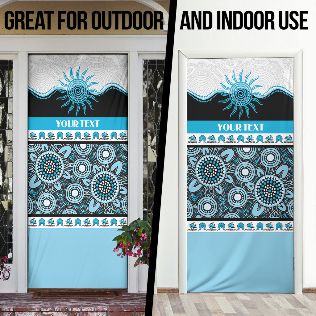 Sharks NAIDOC Week Personalised Door Cover Aboriginal Torres Strait Islanders Vibe