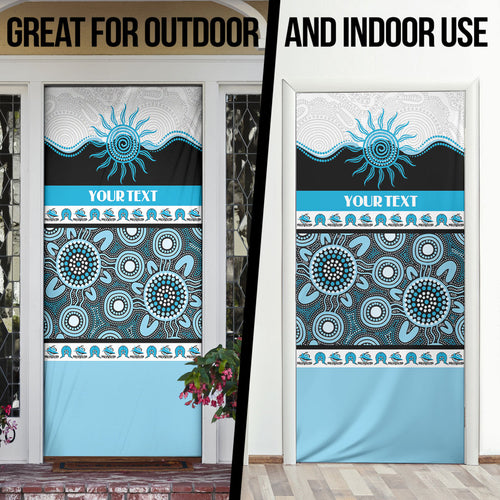 Sharks NAIDOC Week Personalised Door Cover Aboriginal Torres Strait Islanders Vibe