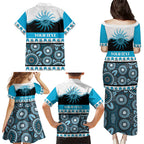 Sharks NAIDOC Week Personalised Family Matching Puletasi and Hawaiian Shirt Aboriginal Torres Strait Islanders Vibe