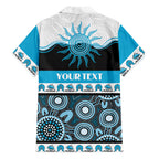 Sharks NAIDOC Week Personalised Family Matching Puletasi and Hawaiian Shirt Aboriginal Torres Strait Islanders Vibe