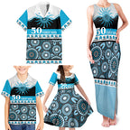 Sharks NAIDOC Week Personalised Family Matching Tank Maxi Dress and Hawaiian Shirt Aboriginal Torres Strait Islanders Vibe