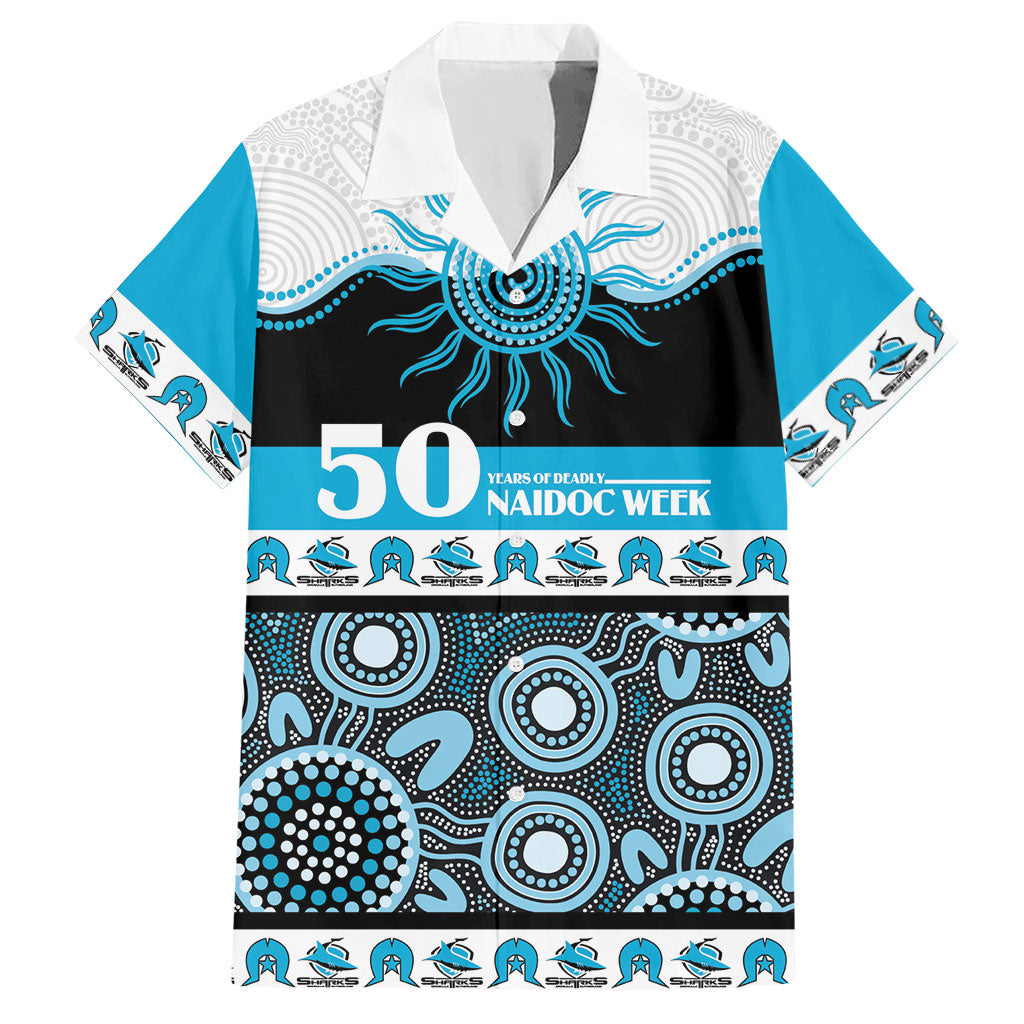 Sharks NAIDOC Week Personalised Hawaiian Shirt Aboriginal Torres Strait Islanders Vibe