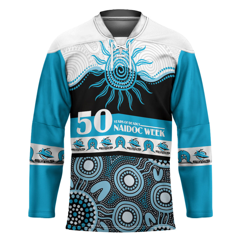 Sharks NAIDOC Week Personalised Hockey Jersey Aboriginal Torres Strait Islanders Vibe