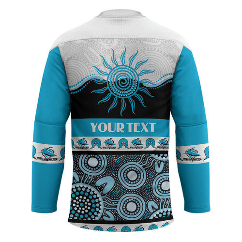 Sharks NAIDOC Week Personalised Hockey Jersey Aboriginal Torres Strait Islanders Vibe