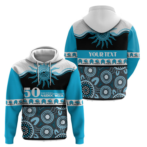 Sharks NAIDOC Week Personalised Hoodie Aboriginal Torres Strait Islanders Vibe