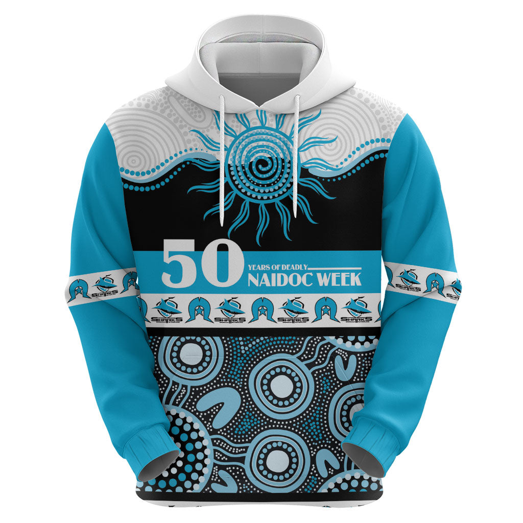 Sharks NAIDOC Week Personalised Hoodie Aboriginal Torres Strait Islanders Vibe