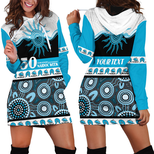 Sharks NAIDOC Week Personalised Hoodie Dress Aboriginal Torres Strait Islanders Vibe