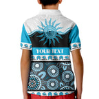 Sharks NAIDOC Week Personalised Kid Polo Shirt Aboriginal Torres Strait Islanders Vibe