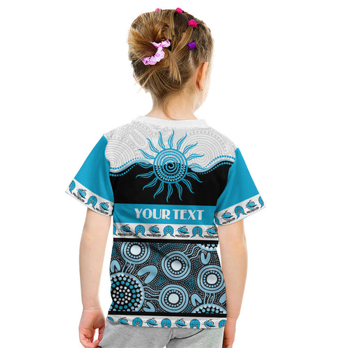 Sharks NAIDOC Week Personalised Kid T Shirt Aboriginal Torres Strait Islanders Vibe