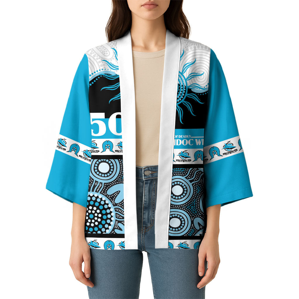 Sharks NAIDOC Week Personalised Kimono Aboriginal Torres Strait Islanders Vibe