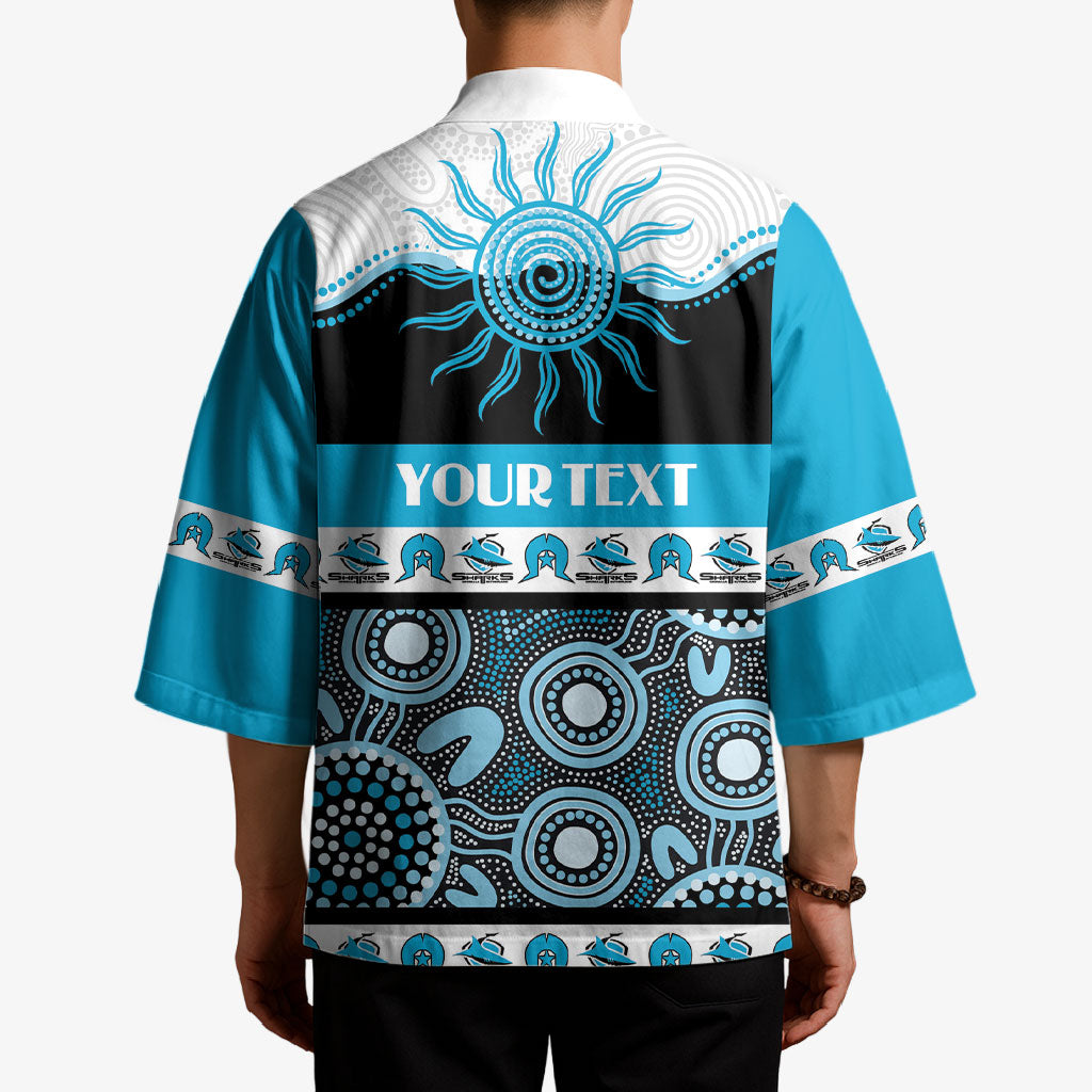 Sharks NAIDOC Week Personalised Kimono Aboriginal Torres Strait Islanders Vibe